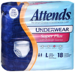 Attends Underwear Super Plus Absorbency Large