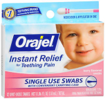 Baby Orajel Oral Pain Reliever for Teething Swabs Berry Flavor