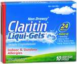CLARITIN ALLERG LIQGEL 10MG 10