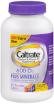 Caltrate 600+D3 Plus Minerals Chewable Tablets Cherry, Orange & Fruit Punch - 90 ct