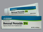 BENZOYL PRX GEL 5% PER 60GM@