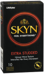 LifeStyles Skyn Non-Latex Extra Studded Condoms