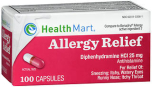 HM ALLER REL ANTIH CP 25MG 100