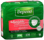 DEPEND UW ADJS MX ABS S M18CS2
