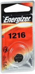 Energizer Watch/Electronic Battery 3 Volt 1216