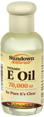 Sundown Naturals Vitamin E Oil 70,000 IU - 2.5 oz