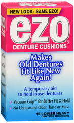 Ezo Denture Cushions, Lower Heavy - 15 ct