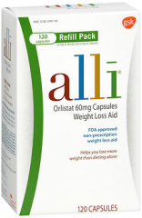 alli Weight Loss Aid Refill Pack Capsules - 120 Capsules
