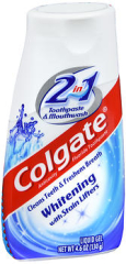 Colgate 2 in 1 Whitening Toothpaste & Mouthwash Liquid Gel - 4.6 oz