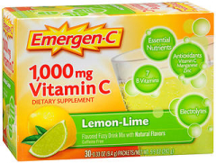 EMERGEN-C LEMON-LIME PKT    30