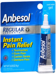 ANBESOL GEL MINT     0.33OZ