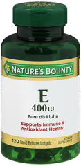 Nature's Bounty E-400 IU Pure dl-Alpha - 120 Softgels