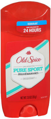 Old Spice High Endurance Deodorant Long Lasting Stick Pure Sport - 3 oz