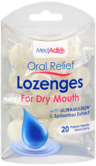 MedActive Oral Relief Lozenges Natural Spring