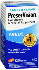 Bausch + Lomb Preservision Areds Tablets