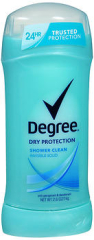 Degree Dry Protection Anti-Perspirant & Deodorant Invisible Solid Shower Clean