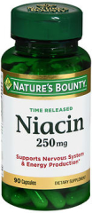 N B NIACIN T R CAP 250MG    90