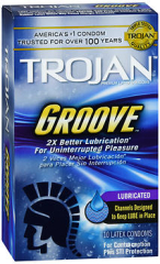 Trojan Groove Premium Latex Condoms
