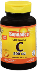Sundance Vitamins Vitamin C 500 mg Chewables Natural Orange Flavor