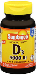 Sundance Vitamins Vitamin D3 High Potency Softgels