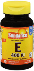Sundance Vitamins High Potency E 400IU Softgels