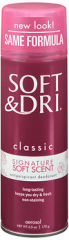 Soft & Dri Classic Aerosol Anti-Perspirant Deodorant Signature Soft Scent
