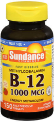 Sundance B-12 1000 mcg Fast Dissolve Tablets 150 TB