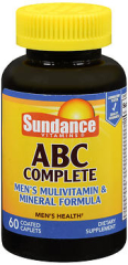 Sundance ABC Complete Men's Multivitamin & Mineral Formula Coated Caplets